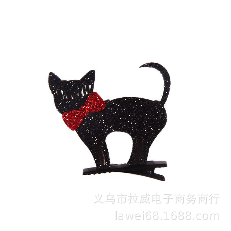 万圣节发夹鬼节骷髅头南瓜幽灵节日用品头饰派对舞会装饰发夹