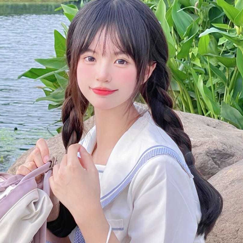 假发女夏长发jk双马尾仿真网红长直发减龄lolita麻花辫全头套式