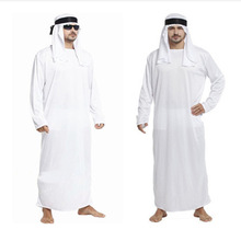 万圣节成人男款cosplay演出服中东迪拜阿拉伯王子国王衣服酋长服