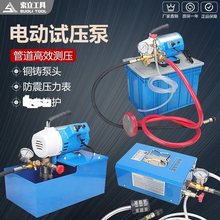 手提式电动试压泵 DSY-60/25/100管道试压泵 打压泵 测试泵全铜头