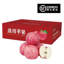 顺丰包邮陕西洛川苹果礼盒装时令新鲜生鲜水果红富士产地直发