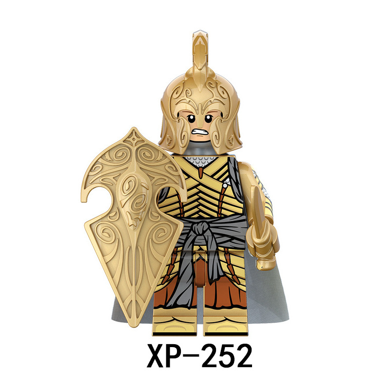 科睿kt1032 魔戒指环王 诺多精灵战士中古士兵积木人仔 xp246-253