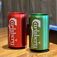 铝制可乐罐450ml芬达可口可乐果味碳酸饮料果味冷饮杯直口易拉罐