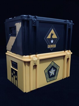 反恐精英箱csgo周边实体刀武器伽玛箱子收纳箱生日礼物玩具盲盒箱