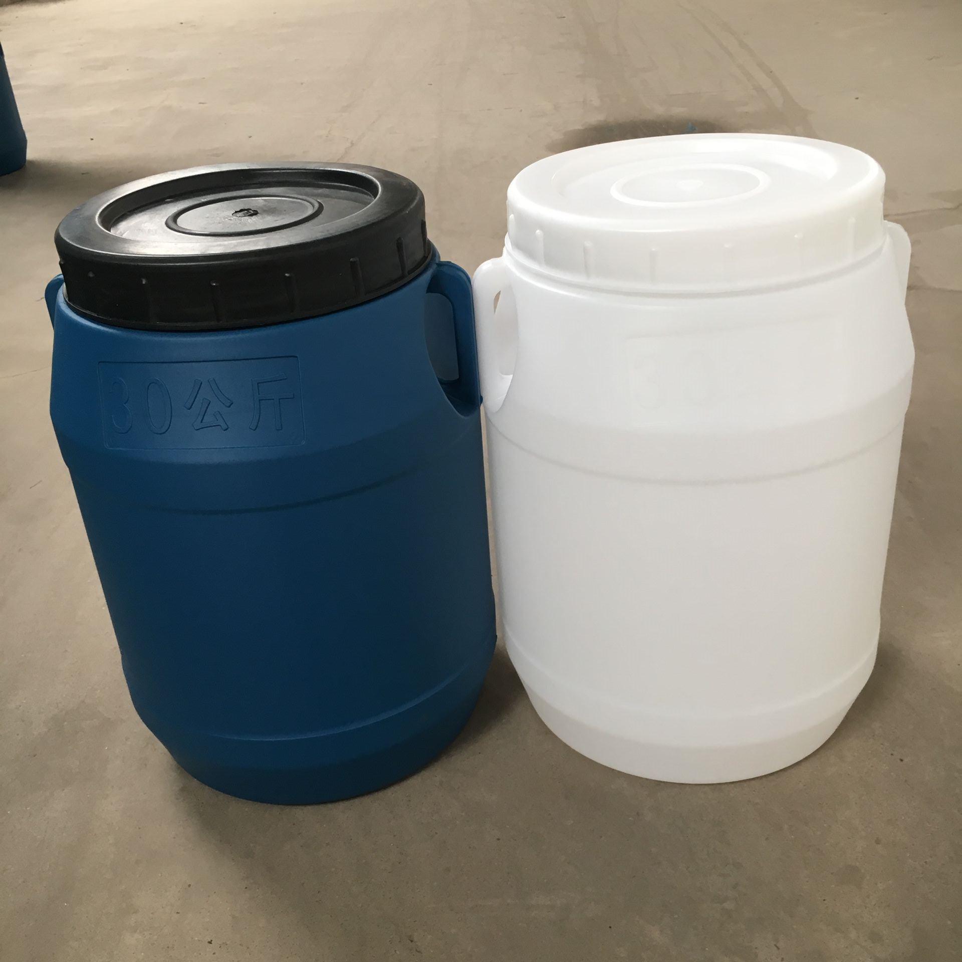 加厚30升l塑料水桶30kg塑料大口发酵桶耐酸碱塑料桶-阿里巴巴