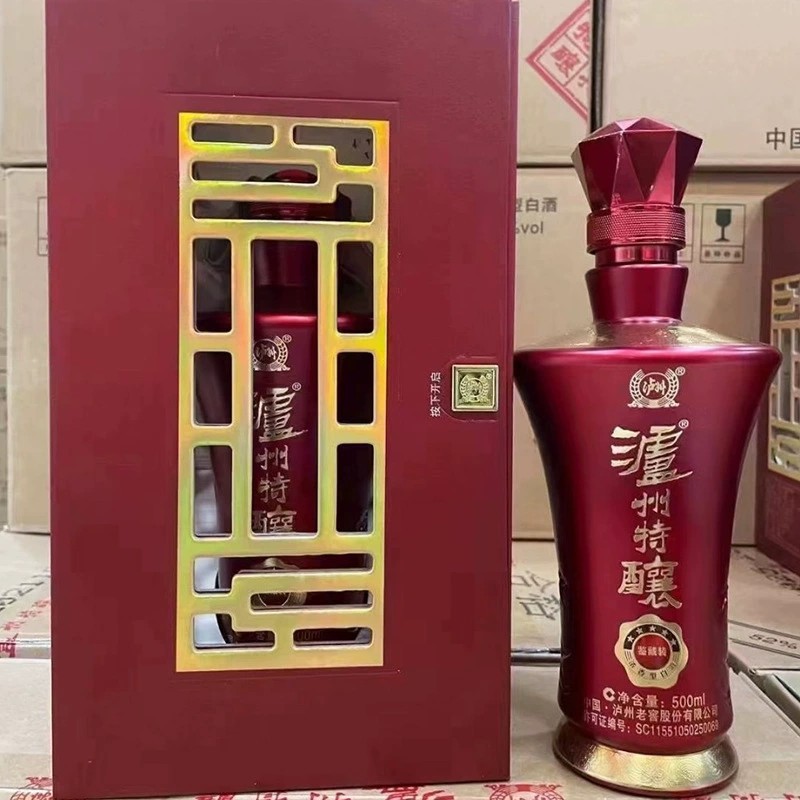 州.老窖系泸州特酿鉴藏装酒52度浓香型白酒500ml6