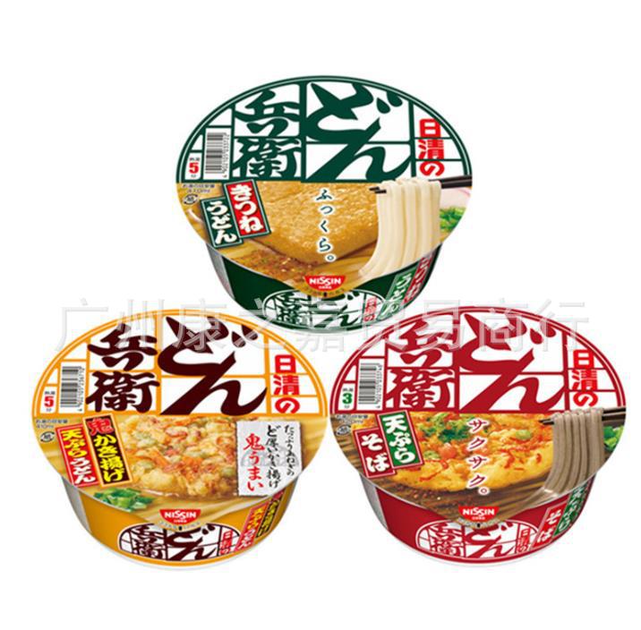 日本进口 nissin日清兵卫油豆腐块葱味乌冬拉面方便泡面