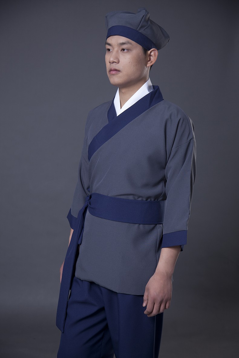 成人古装汉服店小二服装古代话剧家丁佣人茶楼酒店跑堂工作演出服