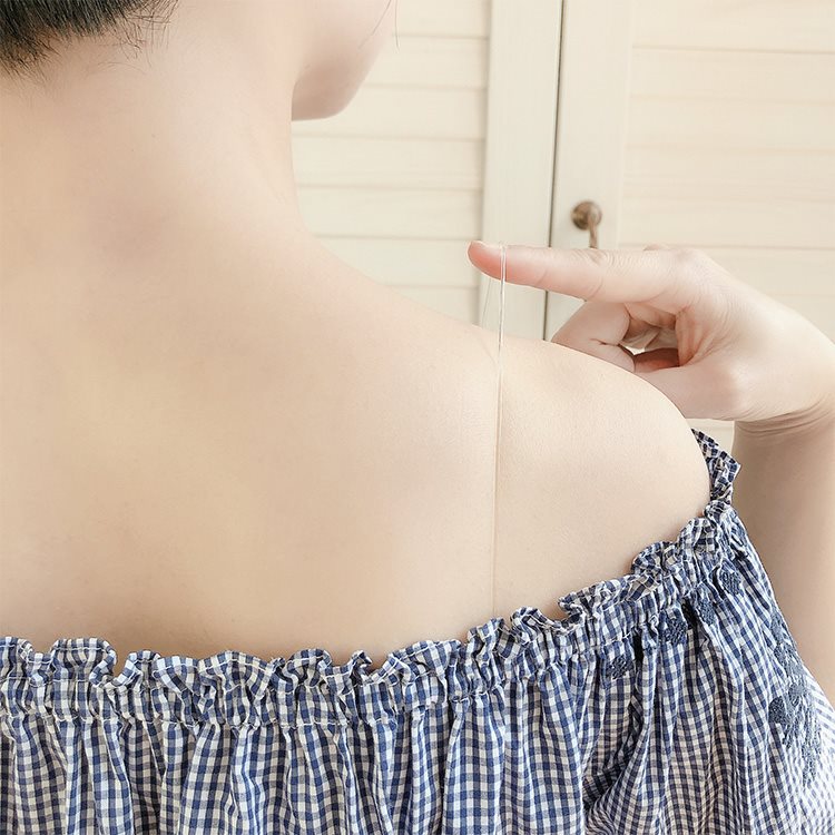 无痕隐形内衣带美透明细肩带胸罩带子女防滑性感文胸带挂脖可外露