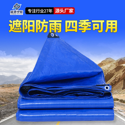 盛德篷布定制尺寸跨境专供防晒防雨布泳池地布货物苫盖防水防潮布