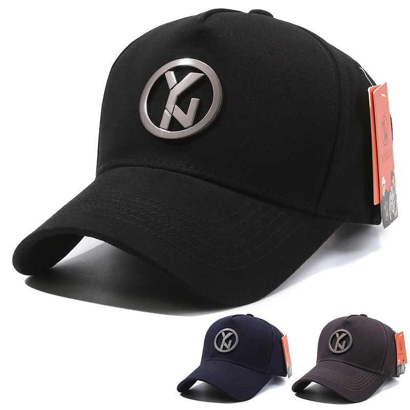 际初新款帽子ny&la大头围铁标男女同款棒球帽遮阳户外韩版百搭休