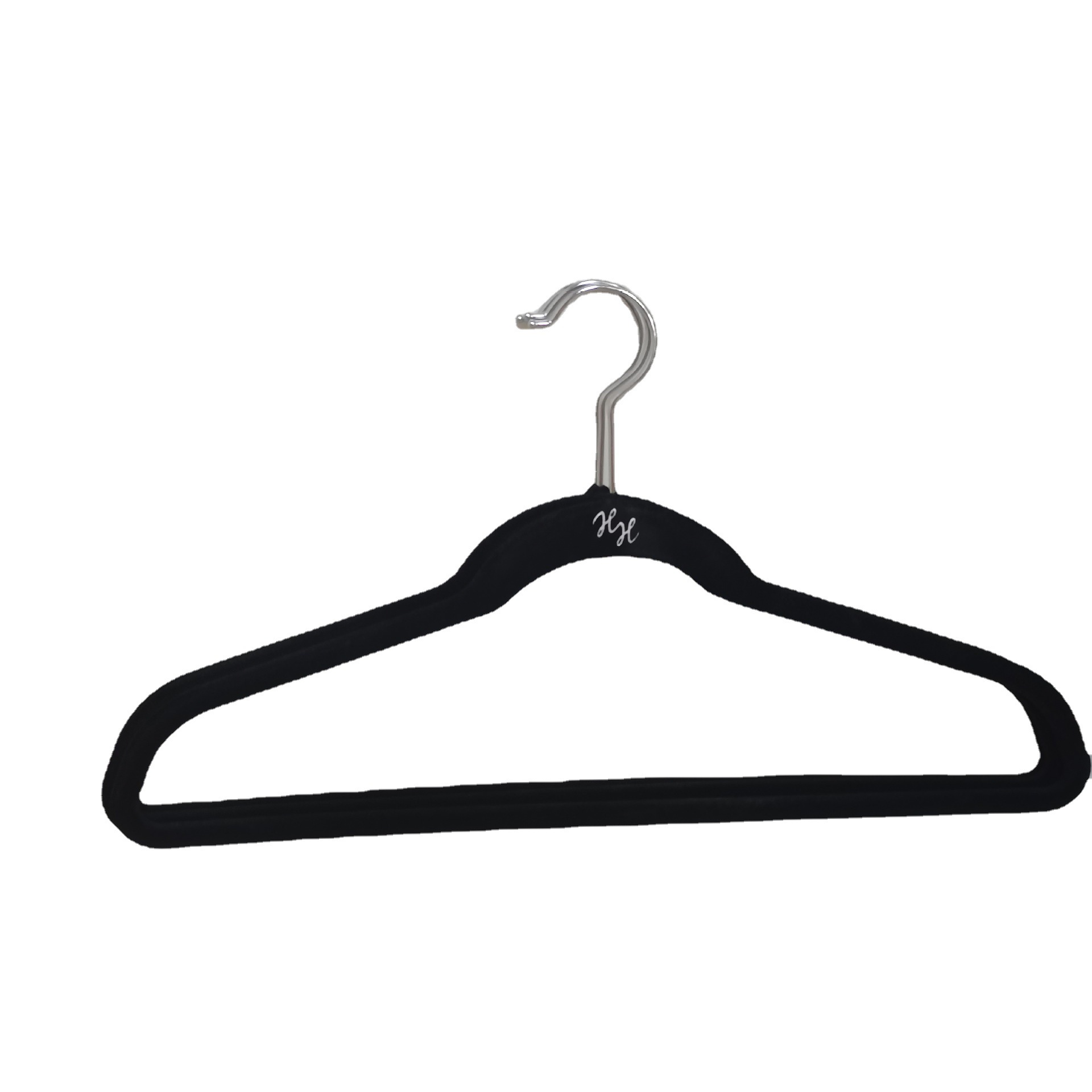 工厂直销植绒衣架防滑无痕衣撑衣架子不鼓包植绒衣架天鹅绒衣架