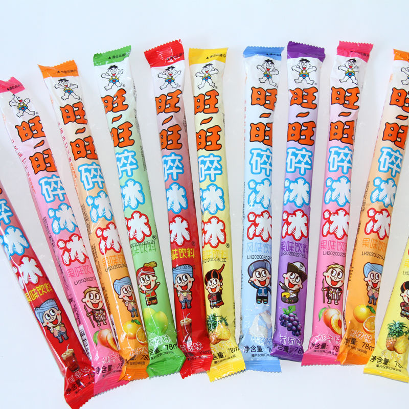 碎冰冰棒棒冰旺旺冰混合装整箱家庭装小可草莓味多种口味78ml雪糕