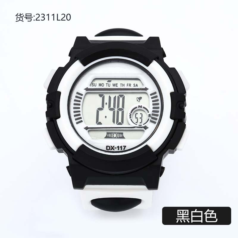 [Manufacturer] New Dopamine Electronic Watch Children's Fresh Student Popular Watch Waterproof Sports Luminous Watch