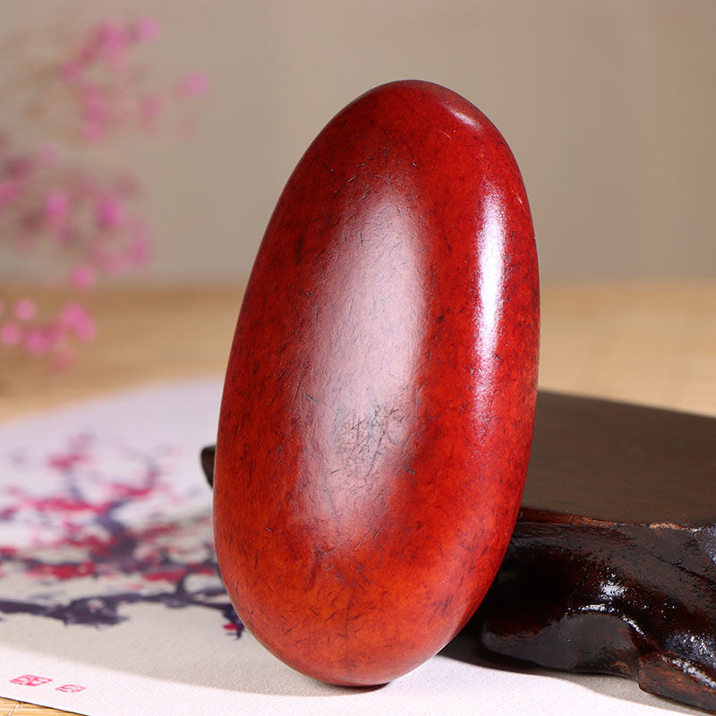 和田玉红沁籽料