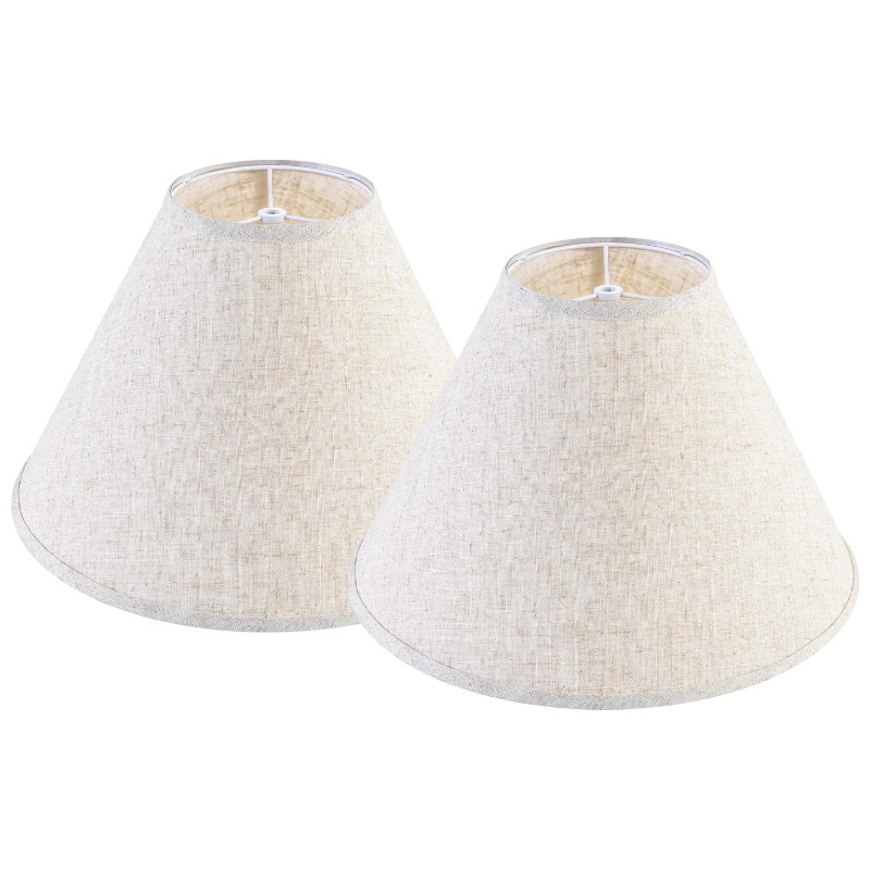 跨境台灯罩灯罩外壳罩百褶布艺防刺眼圆形卧室台灯落地灯装饰品