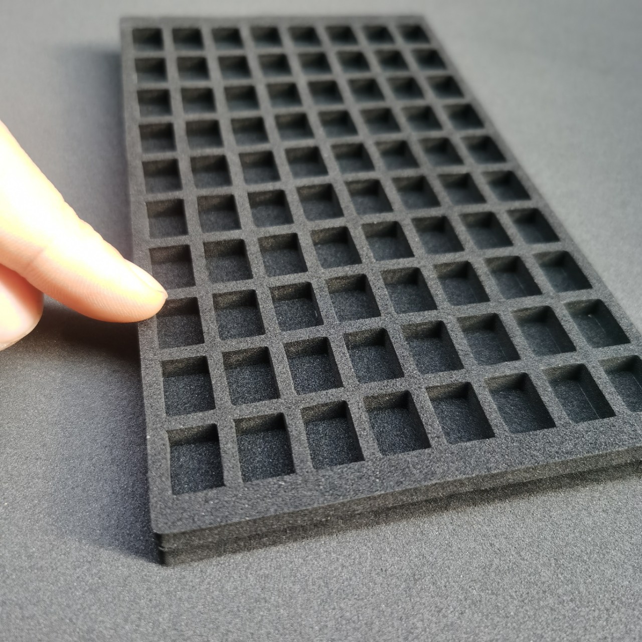 厂家生产环保eva植绒内衬电子产品专用防火防静电eva泡棉内衬