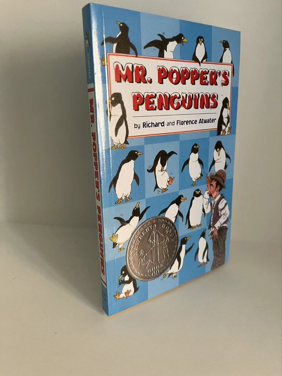 英文版 mr poppers penguins 波普先生的企鹅 儿童漫画纽伯瑞获奖