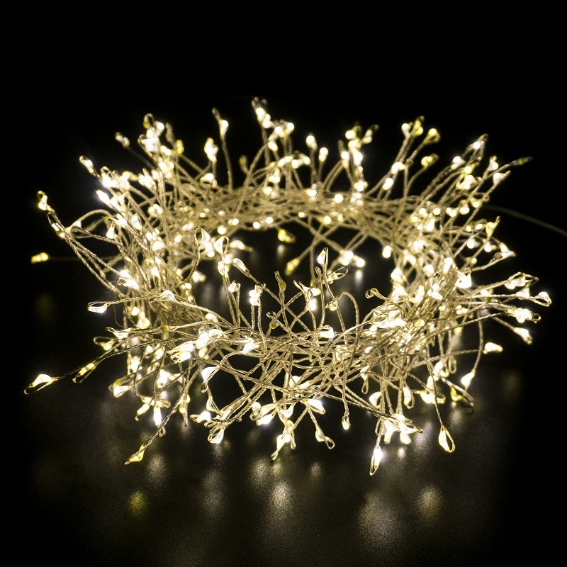 跨境电商热销鞭炮灯串圣诞节日装饰灯串蜈蚣灯串铜线灯鞭炮灯串