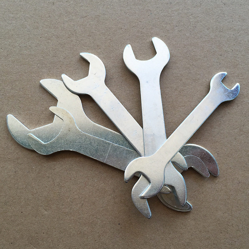 镀锌冲压扳手 开口铁皮手动扭力六角扳手 电商礼品配套赠送工具