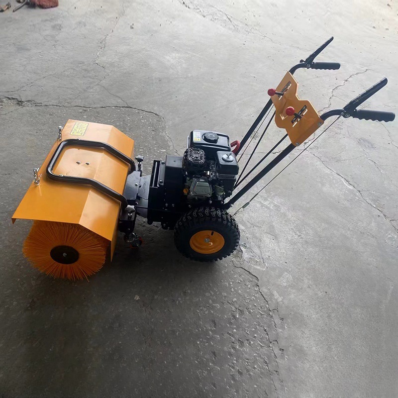小型6.5马力手推式扫灰机 晟合道路清洁扫雪机 全齿轮扫地机
