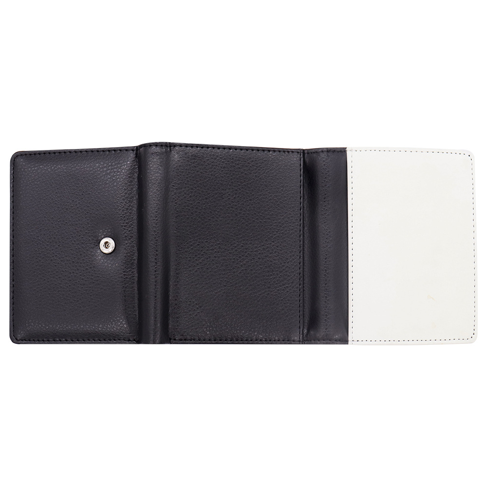 Cross-Border Hot Sale Blank PU Leather Heat Transfer Wallet Blank Consumables Sublimation Wallet Foreign Trade Brand Manufacturer