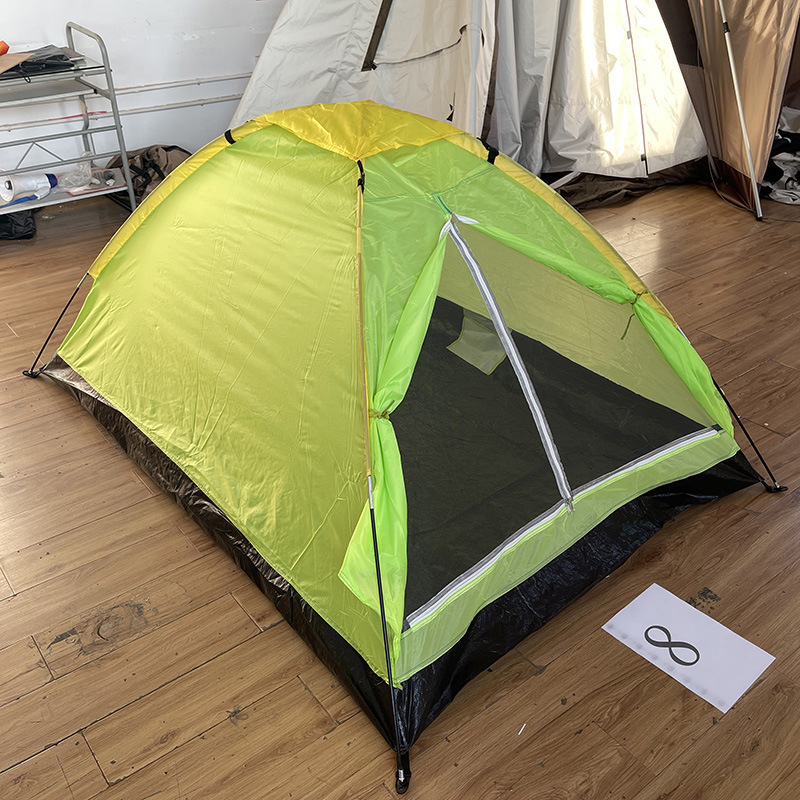 Outdoor Supplies Camping Hand-Held 2 People 3-4 People Portable Folding Single-Layer Beach Tent