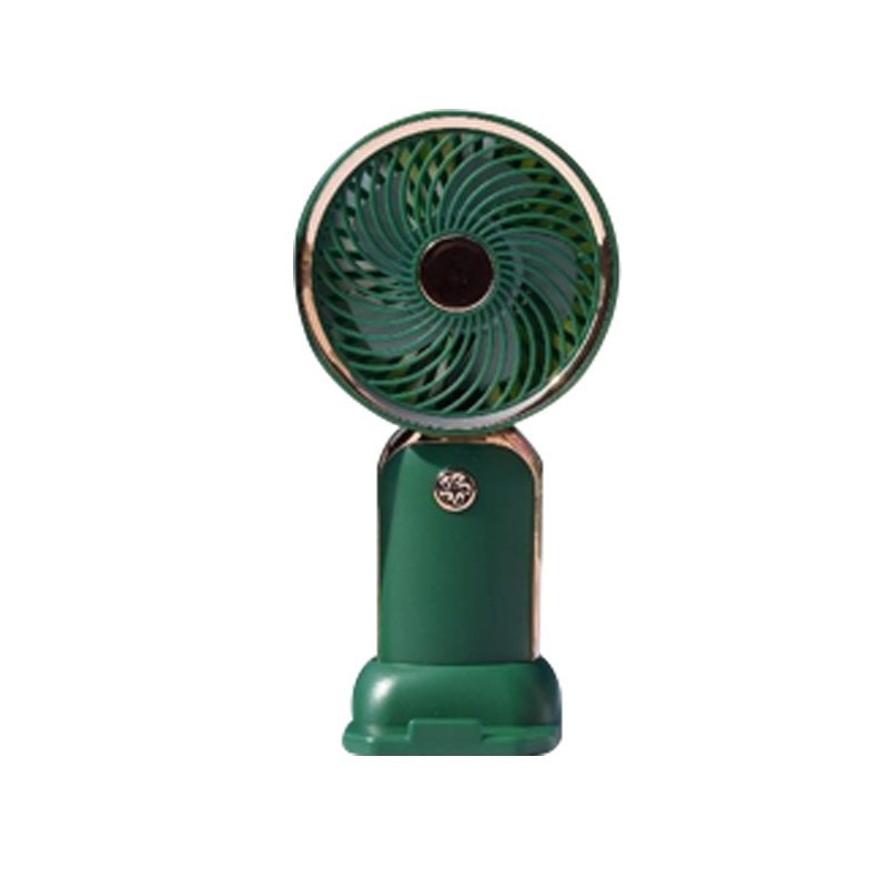 2023 New Simple Handheld with Base Little Fan USB Charging Summer Outdoor Travel Pocket Fan Yixuan