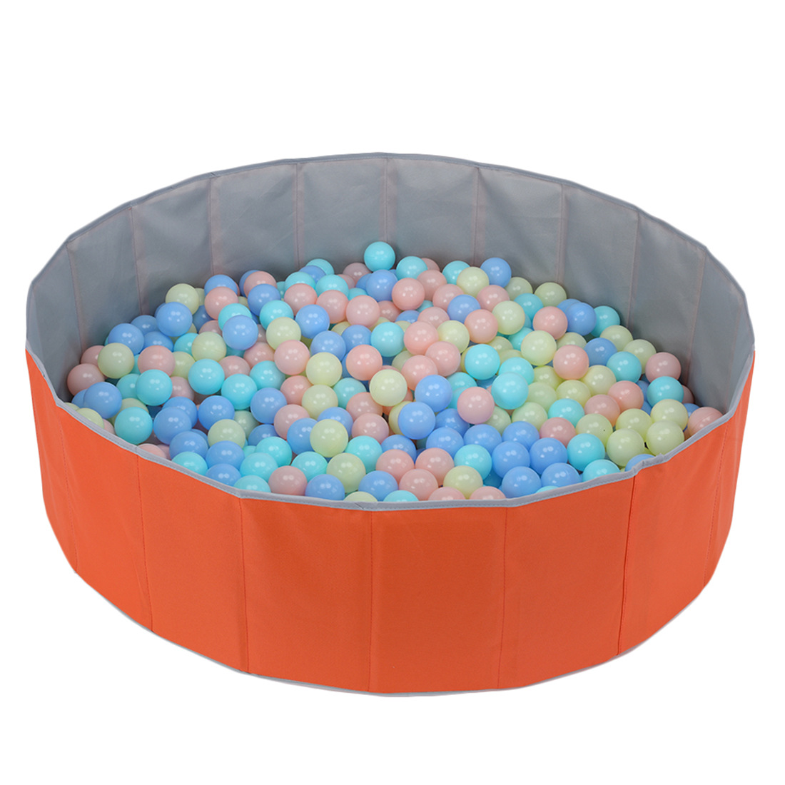 海洋球池儿童家用折叠球池玩具室内围栏婴儿泡泡池波波球游戏彩球