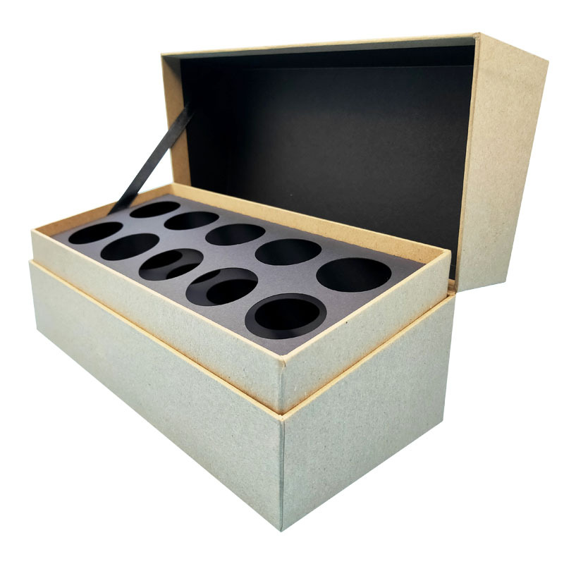 4万个现货书型盒空盒包装盒牛皮纸磁吸盒黑色礼品盒中性方形翻盖盒