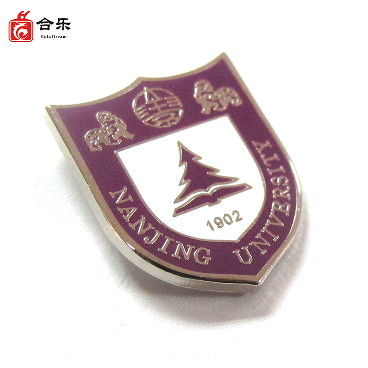 制做大学校章学院毕业典礼徽章 建校周年庆祝纪念活动校徽胸章