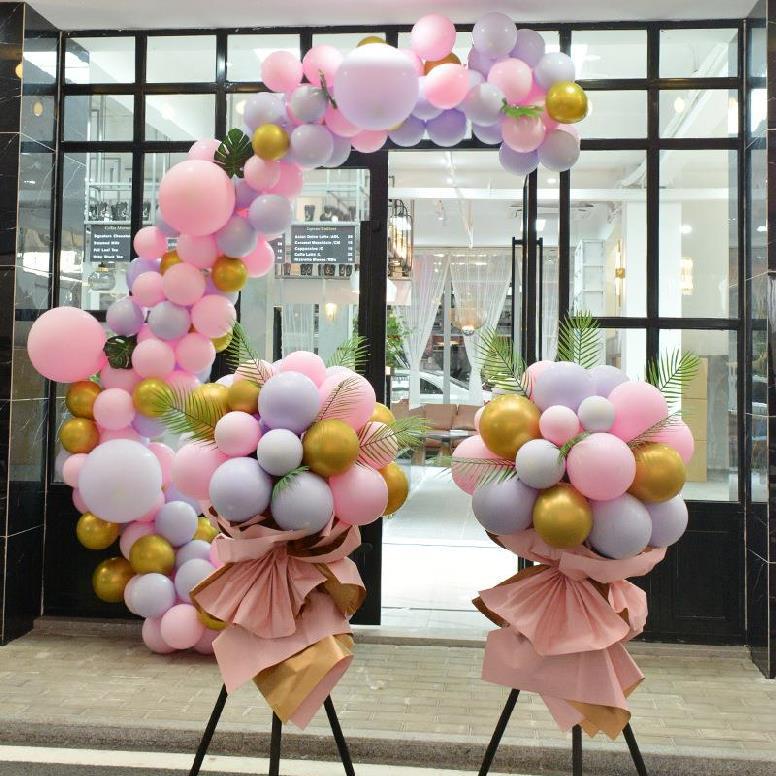 结婚装饰气球拱门门店企业店庆宴会新年防摔场景气氛架子年会耐磨