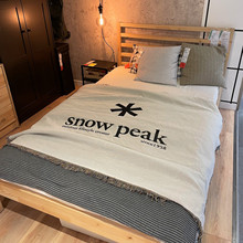 户外露营毯沙发毯子帐篷内装饰毯铺毯保暖Snow peak雪峰地毯毛毯