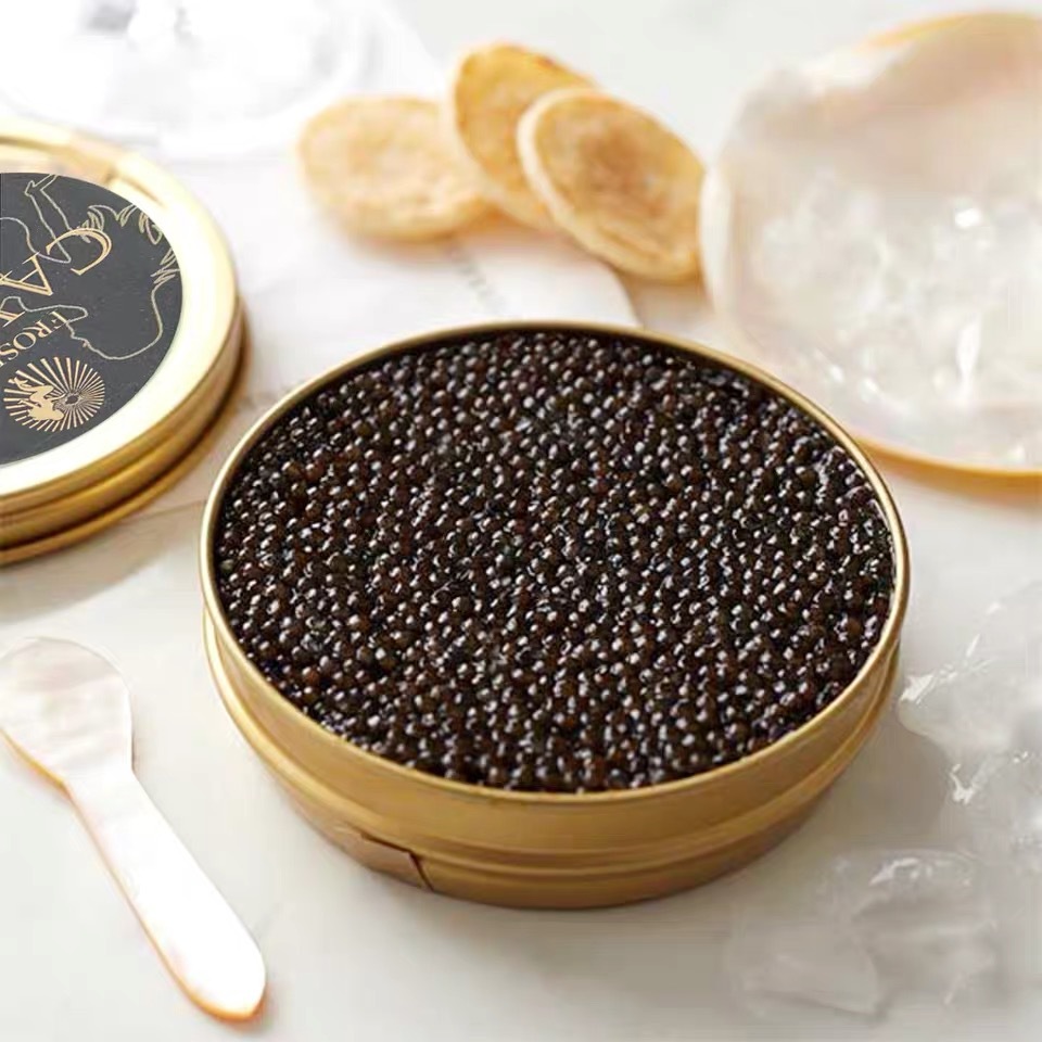 西伯利亚鲟鱼籽酱即食日料高端食材新鲜黑鱼子酱海鲜寿司10g