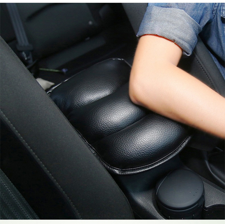 Automobile Armrest Box Cover Cushion Car Armrest Box Leather Protective Glove