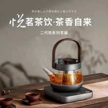 智蔚家用电热水壶普尔煮茶壶办公室黑茶静音小型煮茶器玻璃养生壶