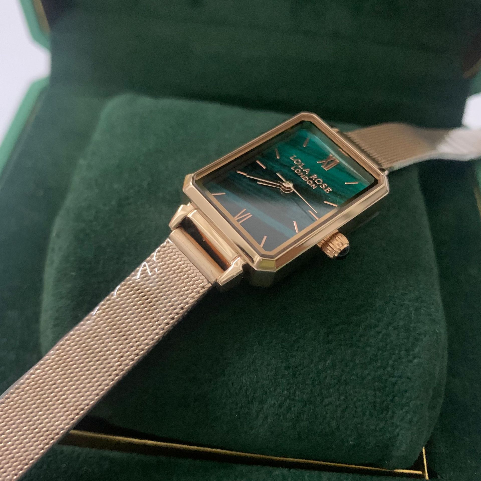 lola rose小绿表 新款ins风精致 仙女小众简约复古 网带小绿表