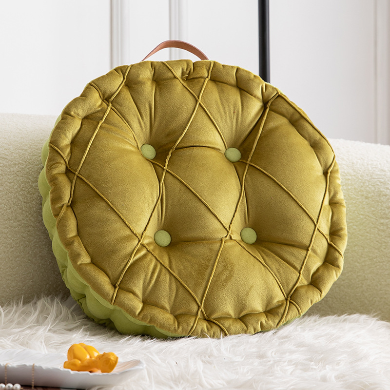 Cross-Border Hot Sale Sofa Cushion Ins Style round Bedroom Bedside Cushion with Core Office Back Cushion Wholesale