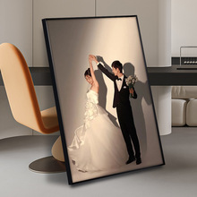 婚纱照相框照片挂墙24寸相片全家福打印加七夕节结婚照放大
