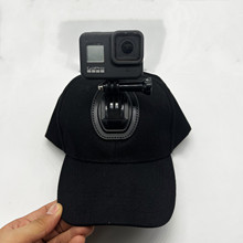 GoPro10/9帽子头戴支架大疆相机鸭舌帽头部第一人称视角拍摄配件