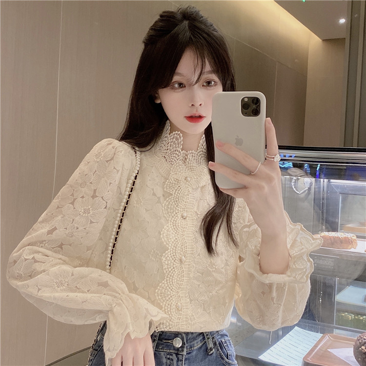 花瓣领开衫图片