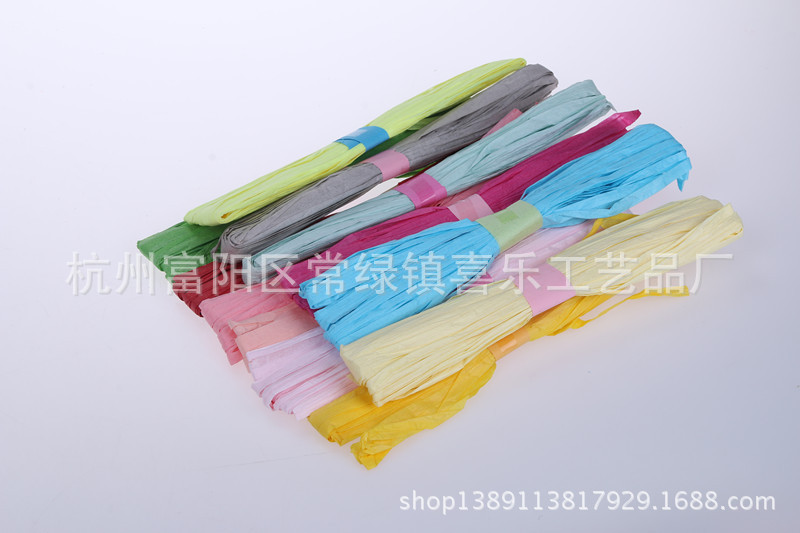 Wholesale Raffia Various Specifications Small-Sized Raffia DIY Handmade Color Decoration Raffia