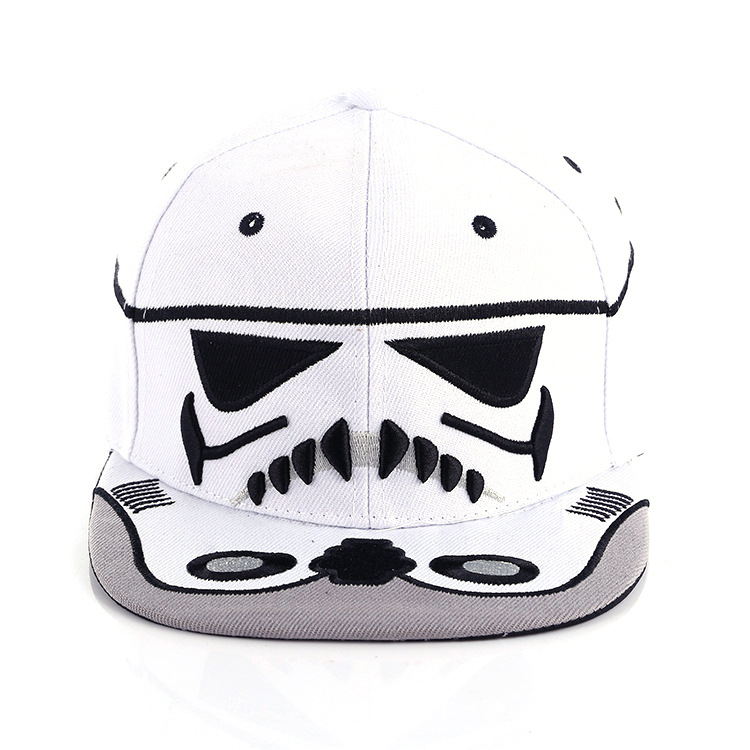 Cross-Border Trooper Star Wars Cavalry Flat-Brimmed Cap Snapback Embroidered Baseball Cap Demon Peaked Cap