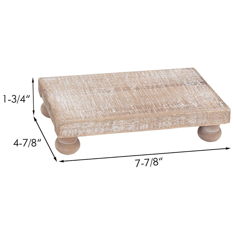 Factory Direct Supply Wooden Base Bathroom Soap Holder American Country Table Decoration Storage Rack Sundries Tray