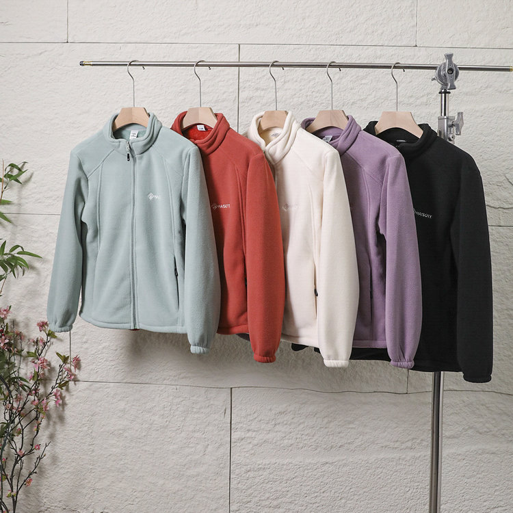 保暖神器！山系户外！秋冬季男女情侣款加绒加厚摇粒绒立领夹克潮