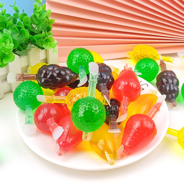 水果造型吸吸果冻出口动物果冻多种口味罐装儿童休闲零食厂家批发