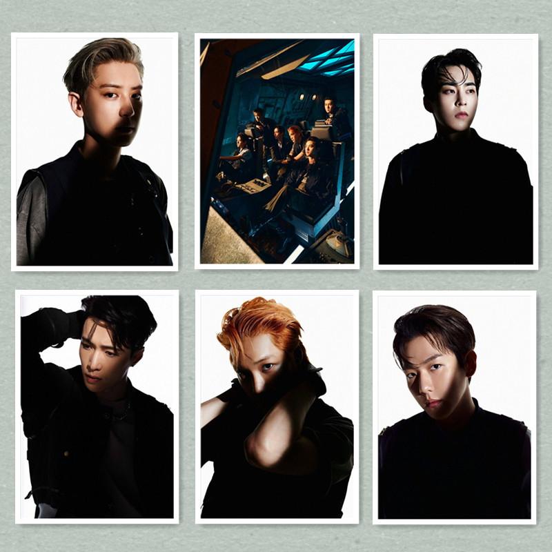 exo新专《 dont fight the feeling 》同款海报不干胶贴纸装饰画