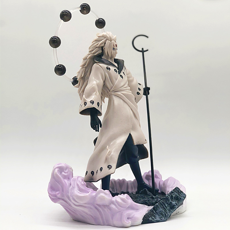 火影忍者手办 宇智波斑 六道斑 雕像可换头 gk盒装 摆件模型批发