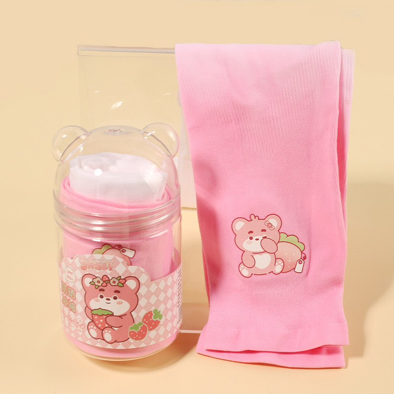 Summer Cartoon Jelly Ice Sleeve Sun Protection Viscose Fiber Oversleeve Uv Protection Thin Oversleeve Boy Girl Baby Oversleeve