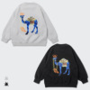 ODD Autumn and winter new pattern Trend camel animal printing With children street Skin-friendly T-shirts Sweater Primer jacket